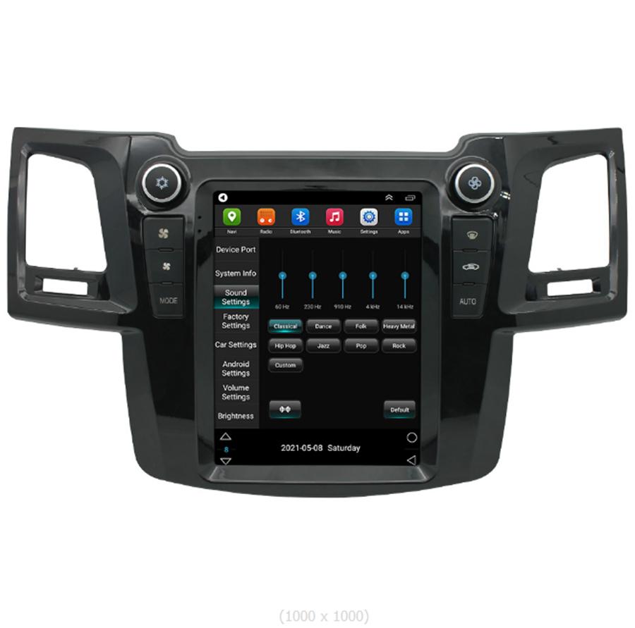 Android 10.1 Head Unit for Toyota Fortuner/Hilux Auto AC