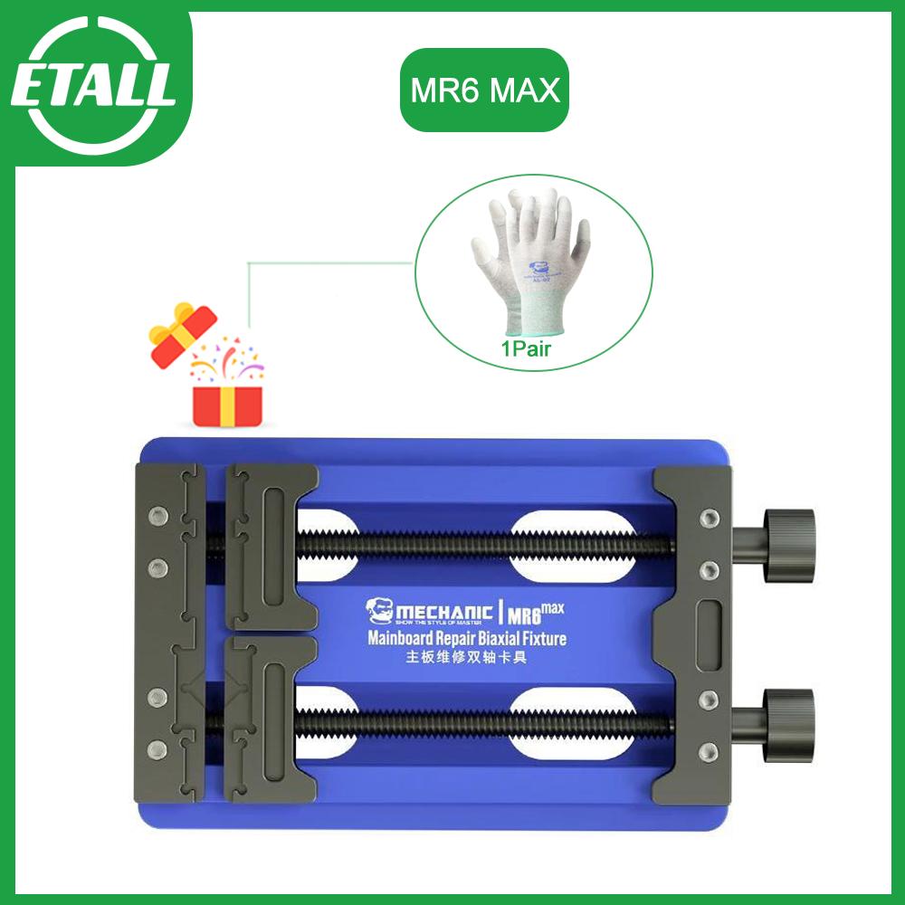 

MECHANIC MR6 MAX Mobile Phone Repair Stand Dual Axis Soldering Fixture for iPhone Samsung Motherboard PCB IC Chip Soldering Tool