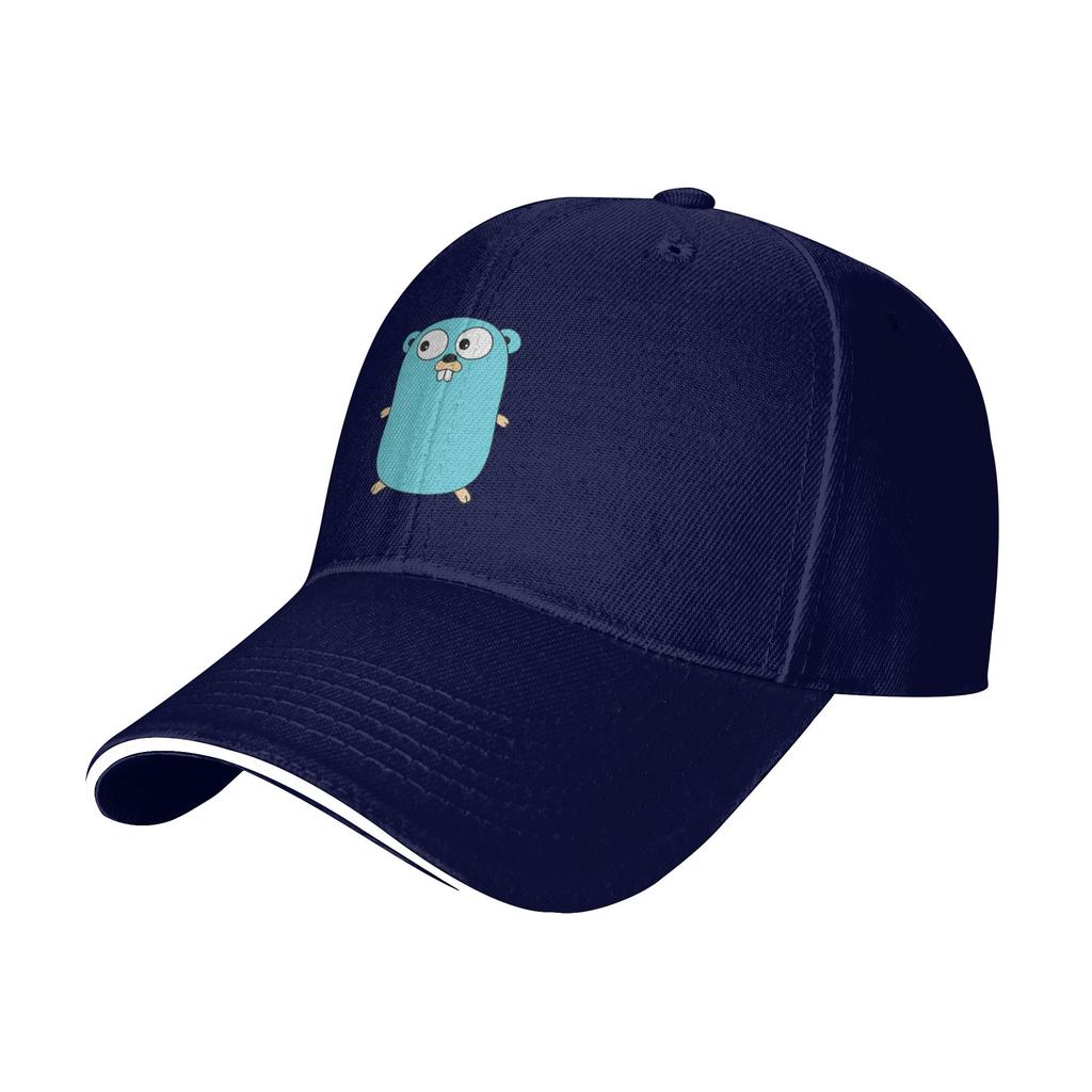 Go Golang Gopher Cap Fashion Casual Baseball Caps Adjustable Hat Hip Hop Summer Unisex Baseball Hats Customizable Polychromatic