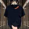 Summer Men Women Round Neck Short Sleeve Print T Shirt Breathable Sport Tops