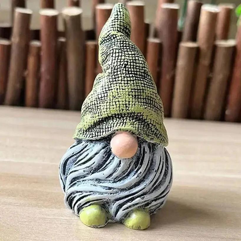 1 Pcs Christmas Dwarves Dwarves Crafts White Bearded Elderly Elves Home Furnishings Office Desktop Decorations