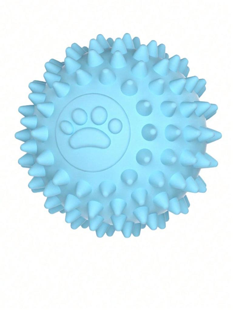 Dog Chewing Toy Interactive Rubber Ball for Small Large Dog Cat Pet Tooth Cleaning Indestructible Footprint Ball Pet Accessories