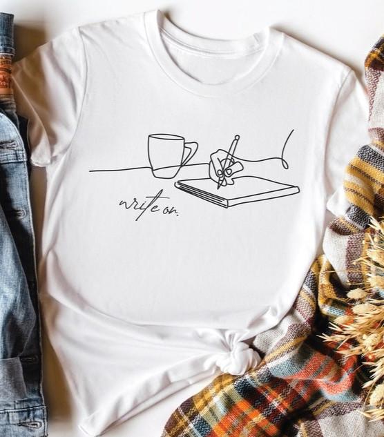 26 Write On Shirt  Writer Shirt  Writing Lover Shirt  Writer Gift  Writing Unisex T Unisex T-Shirt M