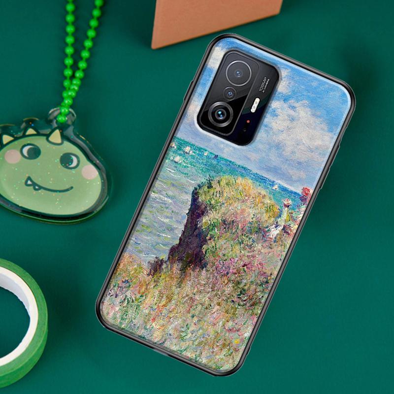 Claude Monet Garden Lotus Bridge Case For POCO F5 X5 X3 Pro X4 F4 GT F3 M5s C40 Cover For Xiaomi 13 12 Lite 11T 12T Pro 12X