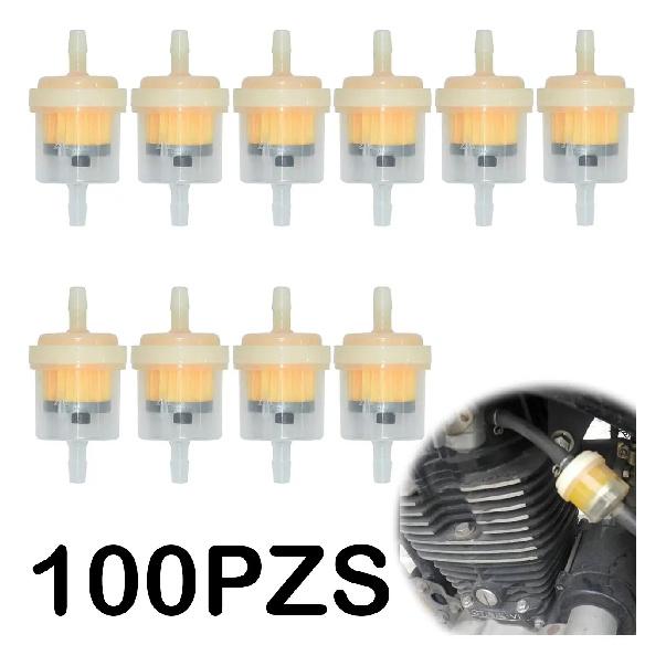 Motorcycle Gasoline Filter Vertical Flow 100 Pack