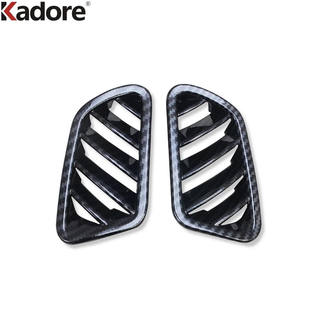 For Kia Cerato Forte K3    Carbon Fiber Car Front Side Air Condition Vent Outlet Cover Trim Interior Accessories