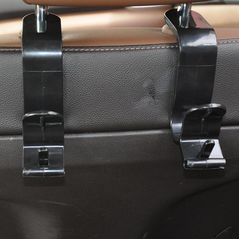 2 stücke Auto SUV Sitz Zurück Haken Aufhänger Organizer Kopfstütze Halter Rückenlehne Haken 20kg Tragende Für Regenschirm Handtasche handtuch