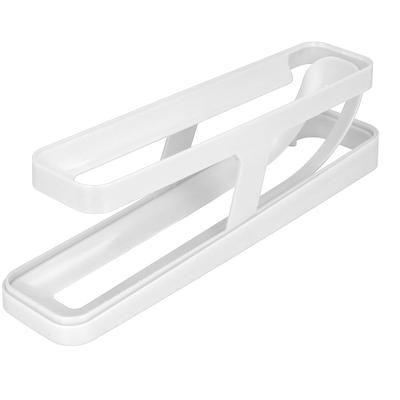 Refrigerator Egg Holder Professional Home Kitchen Countertop 2 Tier Rolling Egg Dispenser Storage