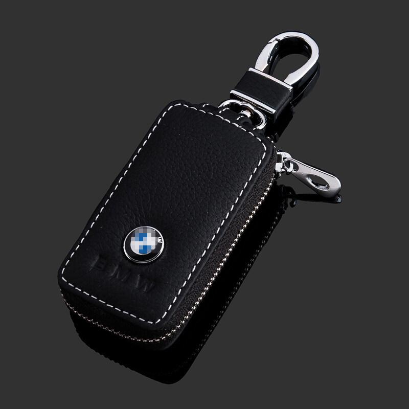 Originální kožené pouzdro na klíče od auta pro BMW X1, X3, X5, X6, řadu 3, řadu 5, iX3, i5 - Plná ochrana pro muže i ženy