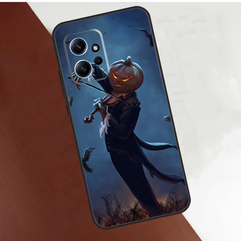 Halloween Pumpkin Ghost Mummy Case For Xiaomi Redmi Note 13 10 11 12 14 15 Pro Plus Cover For Redmi 15C 15 12C 13C 14C 10C