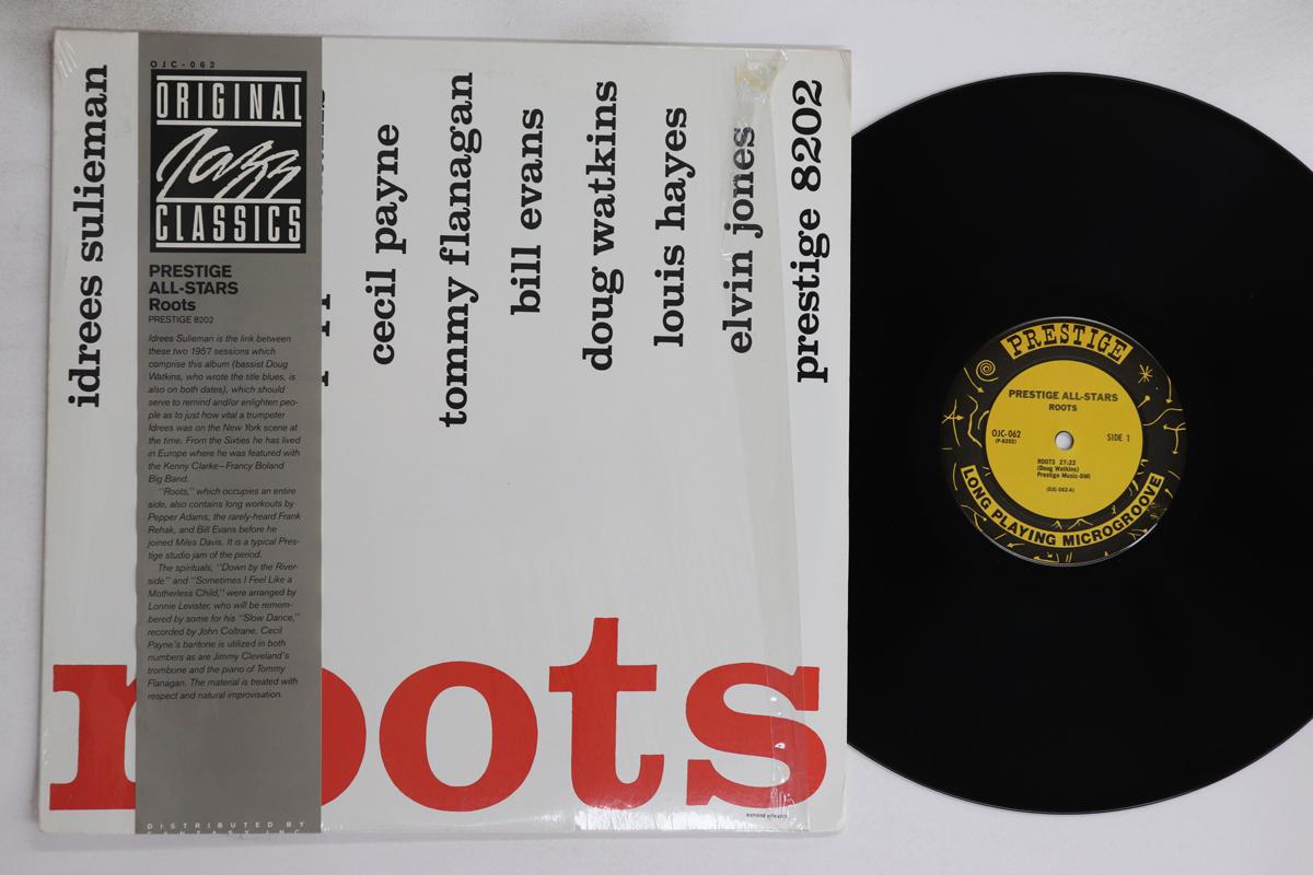 

LP Record PRESTIGE ALL-STARS - Roots OJC062 ORIGINAL JAZZ C 1983 US Obi Jazz Used