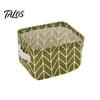 Cosmetic Storage Box Cotton And Linen Bin with Handles, Foldable Waterproof Desktop Space Saving Organizer Organizer, Basket for Makeup Book Baby Toys