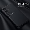 For Apple iPhone 17 17 Pro 17 Pro Max 17 Air Leather Texture, Built-in Magnetic TPU Soft Anti-drop Anti-fingerprint Phone Case