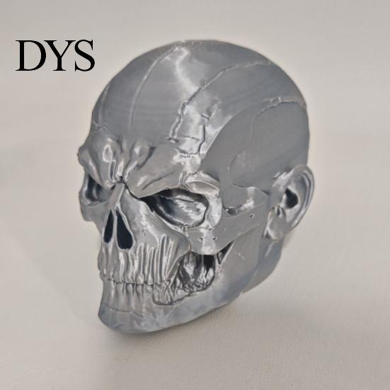 Část pro úpravu vozidla Kryt tažného zařízení Lebka, Univerzální tažná koule 3D tištěný Prachový Tvrdý Styl Krytka nářadí nákladního vozidla s texturou prasklin,