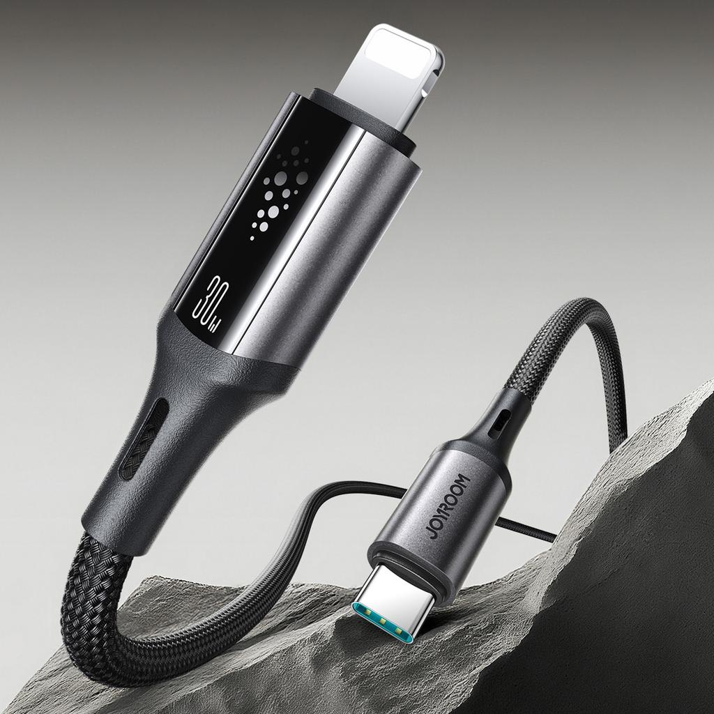 JOYROOM S-A60 1.2m Type-C to Lightning Cable 30W Fast Charging Data Sync Cord