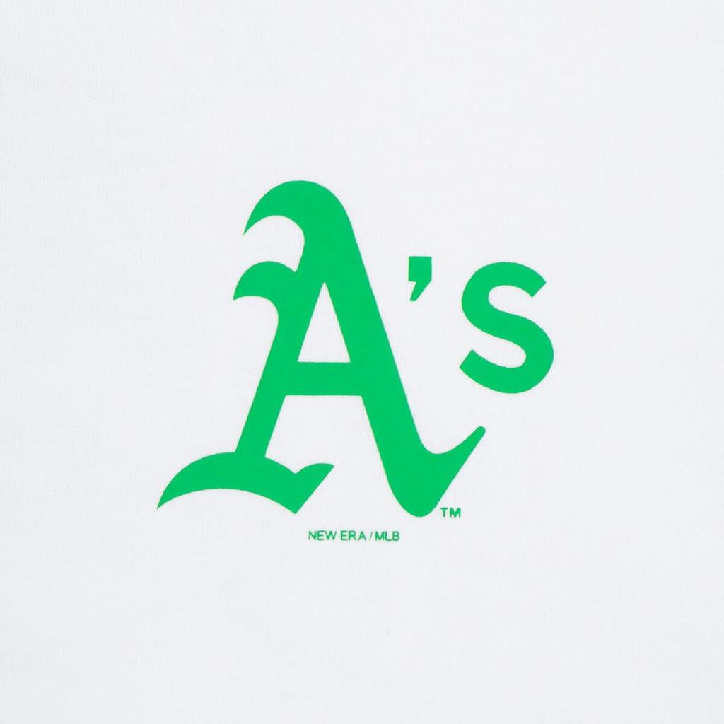 Short Sleeve MLB OAK White M SS CT TEE OAKATH WS WHI GRN [New Era] T-Shirt