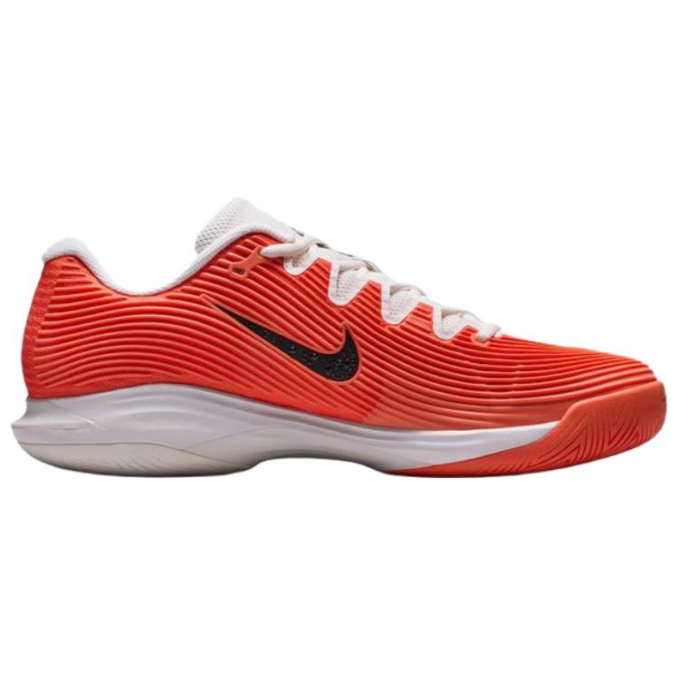 NikeCourt Air Zoom Vapor 12 HC Sail Turf Orange Men Sneakers White Blue-Ribbon-Heather Black IB6555-100