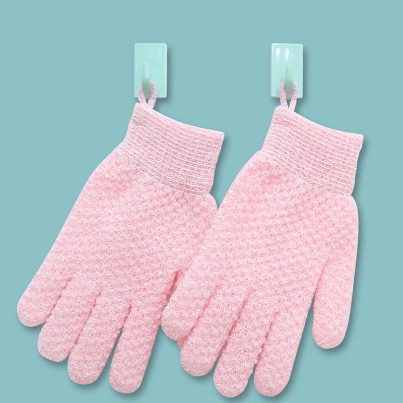 

1 шт./2 шт., перчатки для ванны с пятью пальцами, глубокий отшелушивающий скраб для тела, скруббер для душа, массажные эластичные отшелушивающие перчатки для женщин и мужчин 2pcs