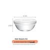 Putzai Transparent Glass Cake and Pudding Bowls for Commercial Use