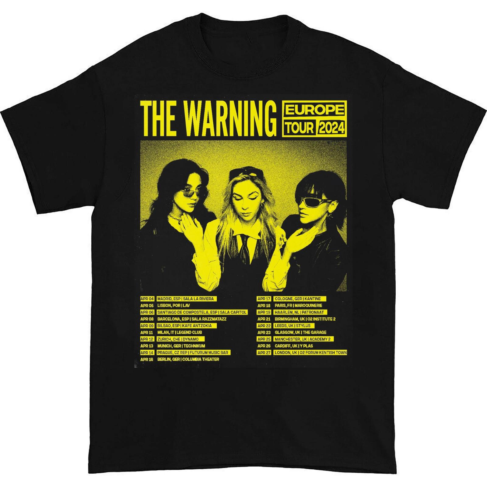 The Warning European Tour 2024 Band Gift For Fan S to 5XL T shirt S5252 S разноцветный