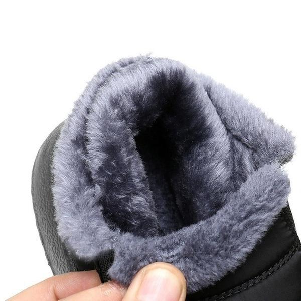 Women's Winter Waterproof Cotton Boots Thick Outsole Non-slip Warm Snow Boots Outdoor Shoes