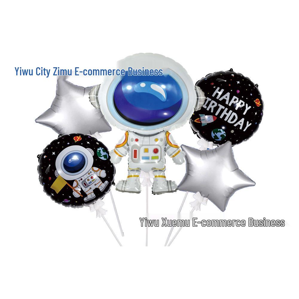 Astronaut Party Tableware Set: Cups, Cutlery & Tablecloth for Birthday Celebrations