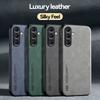 Funda For Samsung Galaxy M35 5G Case Leather Car Magnetic Holder Phone Case For Sumsung M35 M 35 SM-M356B Soft Frame Back Cover