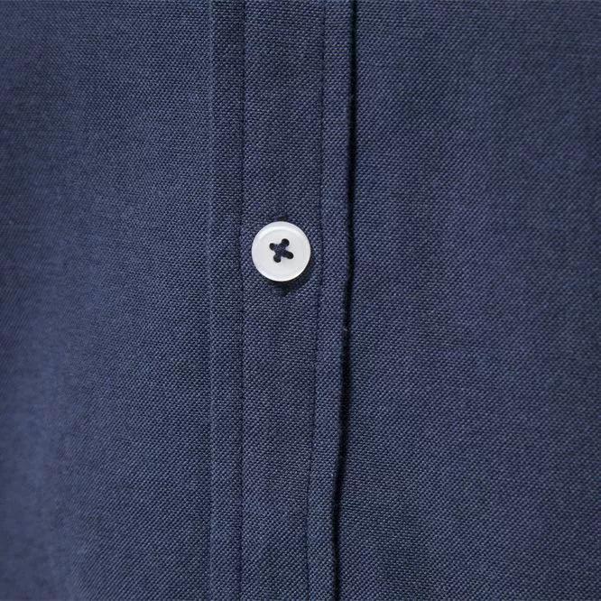 Autumn Slim Fit Shirt Men's Casual Versatile Fashion Solid Color Long Sleeved Top Men's Clothing