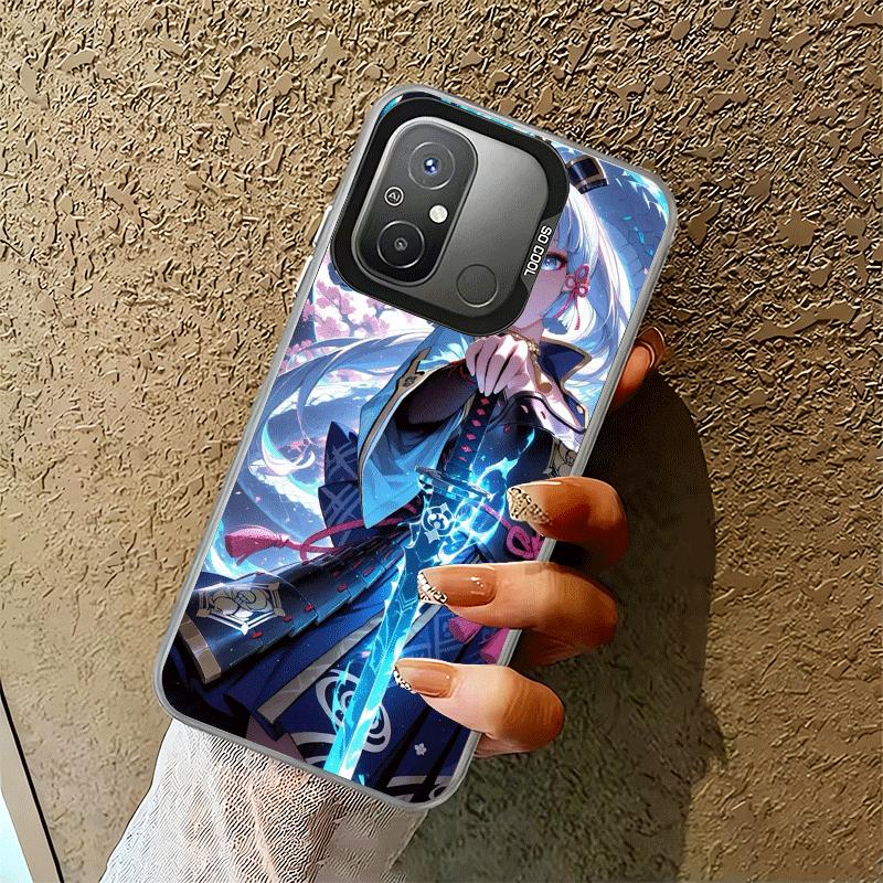 Genshin Impact Kamisato Ayaka Stoßfeste Handyhülle für Xiaomi Poco X7 X6 X5 X3 Pro F7 Ultra M8 Redmi 15C 15 14C 13C 12C 10C 13
