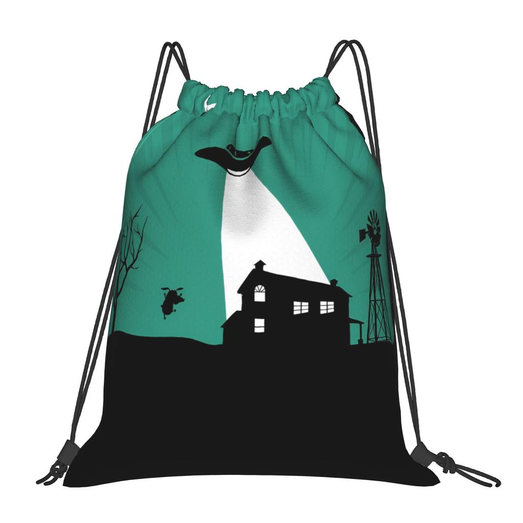 Custom Cowardlyes Dogs Anime Drawstring Bag for Training Yoga Backpacks Men Women Slapstick Sports Gym Sackpack