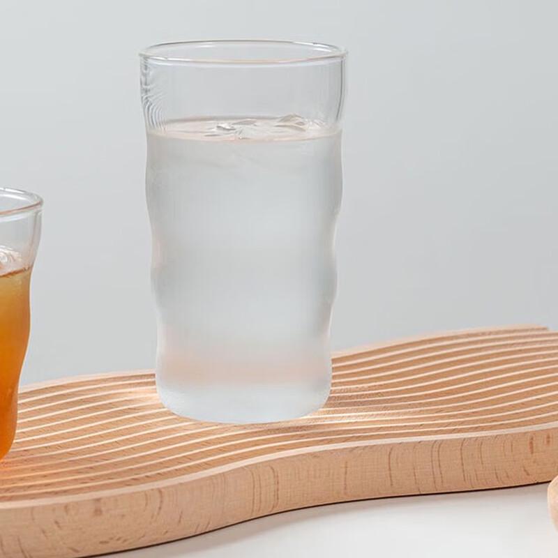 Minimalist Cloud Tall Borosilicate Glass Coffee Mugs (Set of 2)