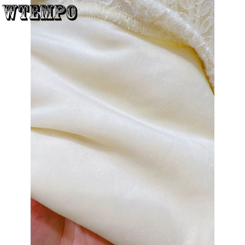 High-collar Padded Lace Bottoming Shirt Women High-end Temperament Thickened Within The Small Shirt French Mesh Blouse