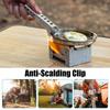 Camp Pot Clip Handle Anti-Hot Handle Clip Grippers Aluminum Grip Hot Pots Grippers Plate Holder Lifter Clip Clamps
