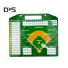 Magnetic Baseball Lineup Board for Dugout Double-Sided Baseball Coaching Broad with 30 Lineup Cards Baseball Tactical Clipboard