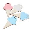 Ice Cream Shape Wooden Hangings Nursery Home Kids Bedroom Wall Decor
