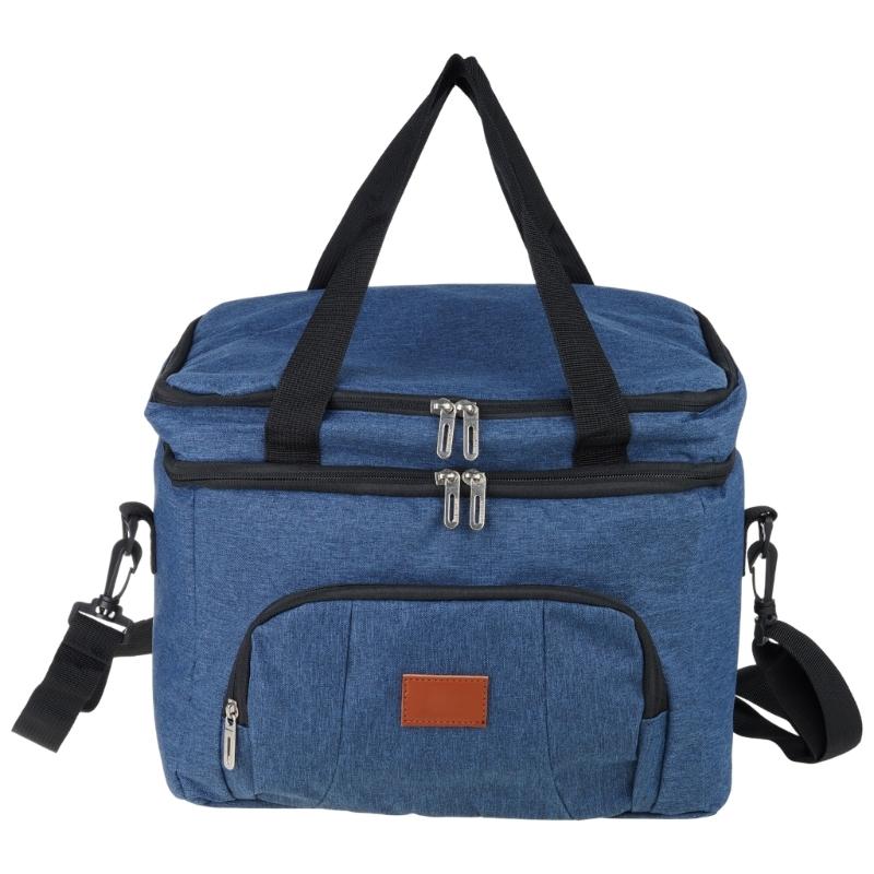 Large Capacity Outdoor Picnic Coolers Bag For Food Freshness Waterproof Oxfords Fabric Adjustable Shoulder Strap