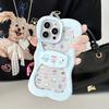 Full Screen Star Animal Bow Bracket Is Suitable for Apple 16/15iphone13PROMAX Mobile Phone Case Niche