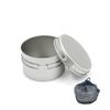 Belmont BM-093 Titanium Cookware Deep Type (M) with Case, Made In Tsubame-Sanjo, Silver