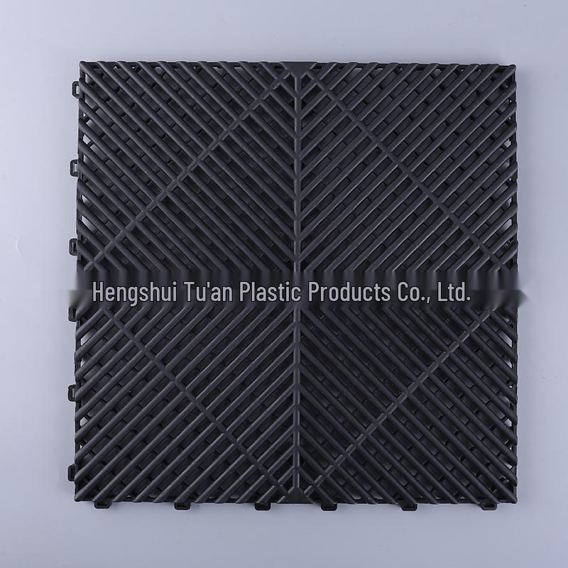 Car Wash Room Floor Grid - 4cm Garage Tile Floor Mat 4S Shop Grid Mat