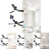 Ceiling Fan Light With Blades For Bedroom And Living Room Decor