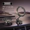 Leather Texture Rotating Magnetic Car Phone Holder with Strong Vacuum Suction Cup