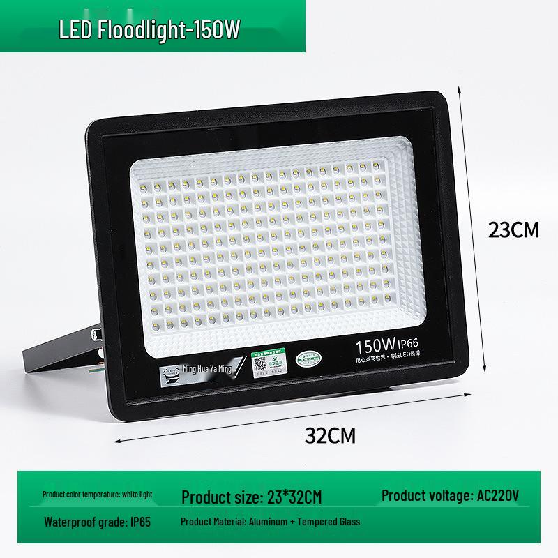 50W Outdoor Waterproof Floodlight for Courtyard and Engineering Lighting