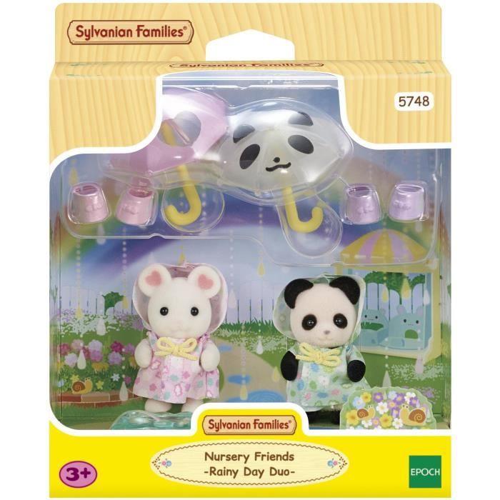 Le duo des bébés en habits de pluie - Sylvanian Families - 5748