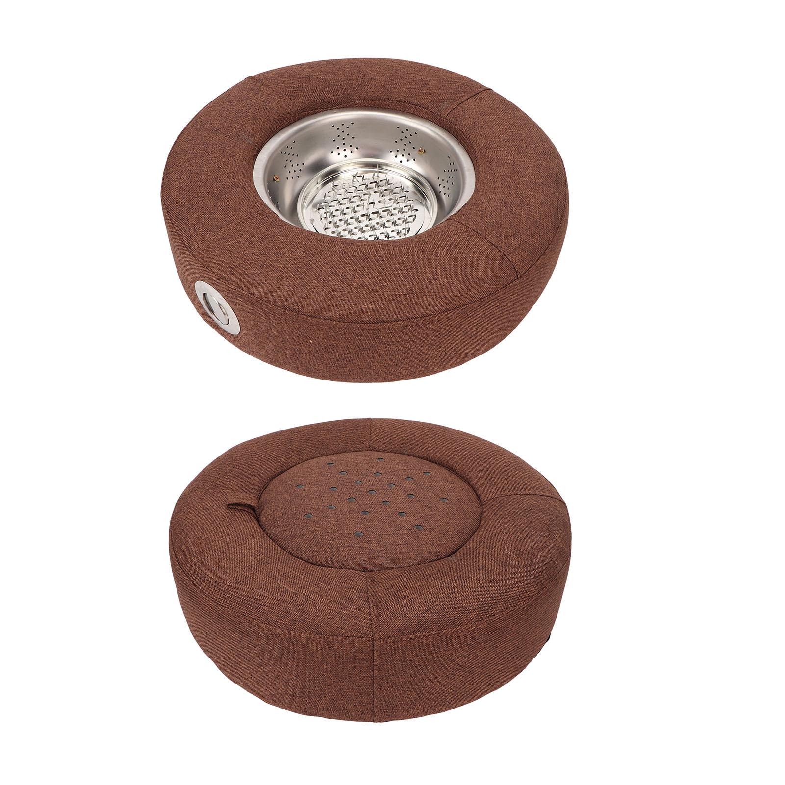 

Подушка для моксотерапии с регулируемой температурой, коричневая, круглая, подушечка для моксотерапии, инструмент для моксотерапии для дома