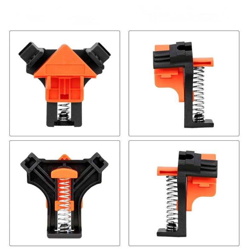 Heavy Duty 90° Fixing Fastener Clamps Engineering Plastic Construction Suitable for Woodworking Cabinetry Craft Projects