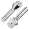uxcell Taper Seat Wheel Bolt Lug Nut Chrome Wheel Stud Set 17mm Shank M12 X 1.5 8pcs