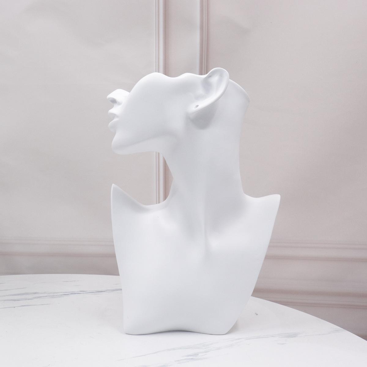 Скандинавская черно-белая полимерная скульптура-украшение для гостиной или прихожей