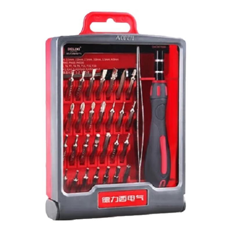 Delixi 33-Piece Precision Screwdriver Set