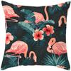 Pink Flamingo Pillow Case Decoration Holiday  Happy Birthday Party Hawaii Tropical,(1)