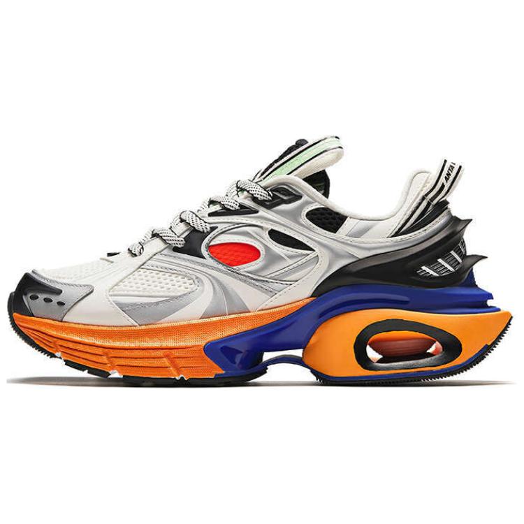 Anta Casual Sneakers Men White Black Blue 112438896-3 40